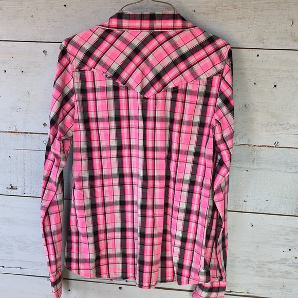 Women’s small, cruel girl, long sleeve, pearl snap shirt - Picture 3 of 8